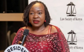 KNCHR Chairperson Claris Awuor Ogangah-Onyango during a past address. PHOTO | COURTESY