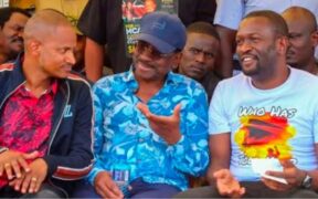 Linda Mwananchi Leaders, Babu Owino, James Orengo and Edwin Sifuna PHOTO/NMG