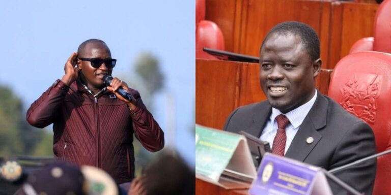 MPs John Kaguchia (Left) and Peter Kaguchia (Right). Photo/X.