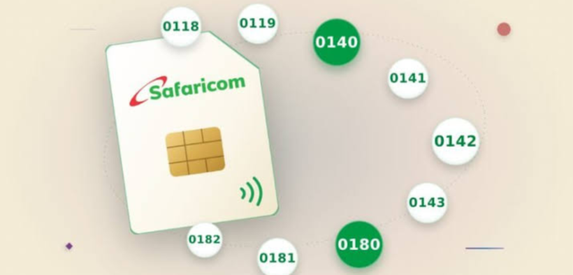Safaricom said the new phone numbers come with prefixes 0118, 0119, 0140, 0141, 0142, 0143, 0180, 0181, and 0182. PHOTO/Courtesy.