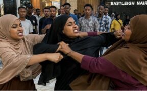 Somali women fighting in Eastleigh PHOTO/FB