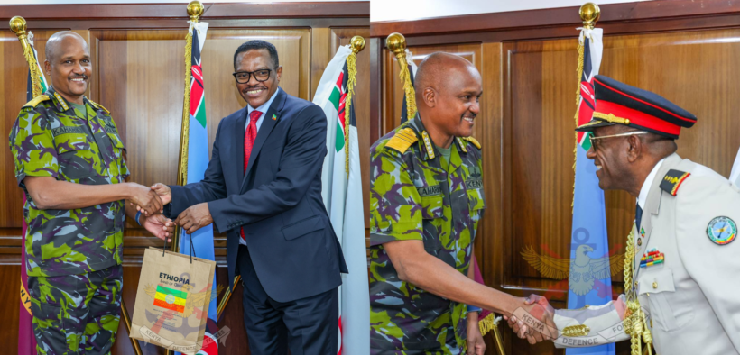 The meeting underscored the strategic importance of Kenya–Ethiopia defence relations within the wider regional security architecture. PHOTO/ KDF