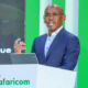 Safaricom CEO, Peter Ndegwa speaks during the Safarivom PLC's inaugural investors day in Nairobi on February 16, 2023. PHOTO/ Peter Ndegwa.