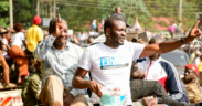 A photo of Nairobi Senator Edwin Sifuna and Funyula MP Wilberforce Oundo during a Mwananchi Rally in Busia County on August 7,2026. PHOTO/ Linda Mwananchi X