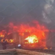 Fire breaks out at Kirwara Boys High School in Murang’a, forcing students to evacuate as a school bus and several buildings catch fire. PHOTO/ Screengrab