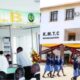 A collage of HELB offices and KMTC Headquarters