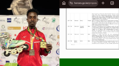 Skater Kelvin Kiarie Rejects National Heroes Nomination Amid Funding Dispute