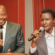 A collage photo of Agriculture Cabinet Secretary Mutahi Kagwe and Amelia Kyambadde, Chairperson of Uganda's Parliamentary Committee on Agriculture, Animal Industry and Fisheries, speak during a luncheon meeting on maize trade and food safety at the Nairobi Serena Hotel on September 8, 2026. PHOTO/ CS Kagwe X