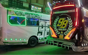 A photo of George Ruto's matatus PHOTO/X