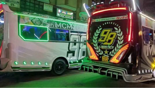 A photo of George Ruto's matatus PHOTO/X