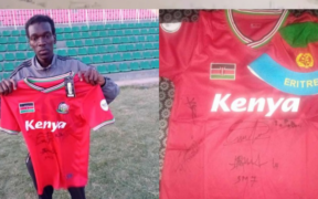 Kenyan Fan Puts Signed Harambee Stars Jersey Up for Ksh300K Auction