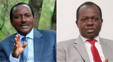 A collage of Wiper Party leader Kalonzo Musyoka and Raphael Tuju PHOTO/X