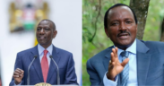 A collage of Kalonzo Musyoka and president William Ruto PHOTO/X