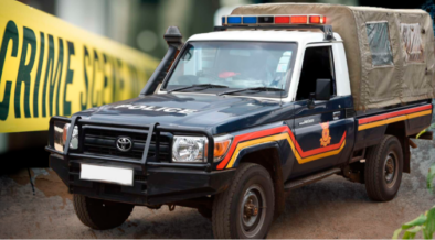 A police car in a crime scene PHOTO/NMG