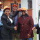 Catherine Omanyo and other ODM members welcoming Theuri to ODM party PHOTO/ODM