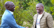 A past photo of Presidewnt William Ruto and Kiharu MP Ndindi Nyoro. PHOTO/ Courtesy
