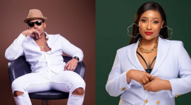 A collage photo showing Musician Otile brown and Jovial before their fallout. Photo/ Jovial