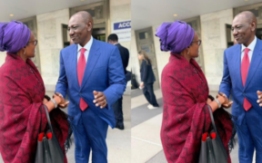 Winnie Byanyima and President William Ruto during the UNGA event . Photo/ Winnie Byanyima/ X