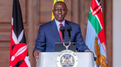 A photo of President William Ruto addressing the public during a past event. Photo / William Ruto
