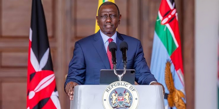 A photo of President William Ruto addressing the public during a past event. Photo / William Ruto
