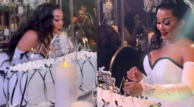 A photo of Zari the boss lady during her 46th birthday celebrations . Photo/ Zari