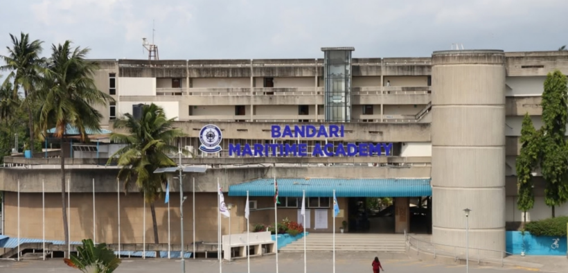 A photo showing Bandari Maritime Academy building in Mombasa. Photo/ Bandari Maritime Academy/ Facebook