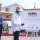 A photo showing President Museveni welcoming the Pearl Sweet crude blend. Photo Courtesy