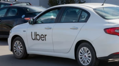 A photo showing Uber vehicle in a packing . Photo/ Uber
