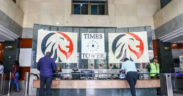A photo showing kenyans at the KRA Center filling for income tax . Photo/ Fintech Association of Kenya / FB
