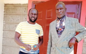 DJ Shiti pictured with his late father, Richard Ndede Mbanda, during one of their memorable moments together.PHOTO/@djshiti_comedian/Instagram