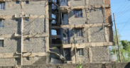 A photo of the building that partially collapsed in Maomboleo, Kisumu County. PHOTO/ The Star.