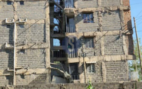 A photo of the building that partially collapsed in Maomboleo, Kisumu County. PHOTO/ The Star.