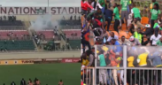 Gor Mahia fans cause chaos during match against Tusker