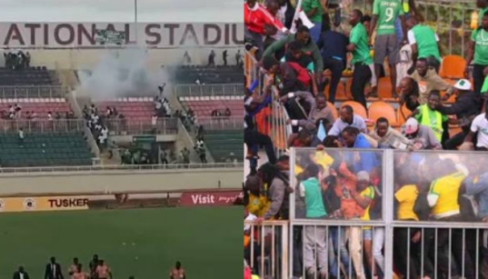 Gor Mahia fans cause chaos during match against Tusker