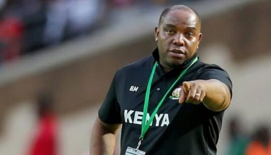 Harambee Stars coach Benni McCarthy. PHOTO/ Pulse Kenya