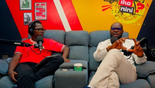 Aphoto of Jagero during the Iko Nini Podcast. Photo/ Youtube