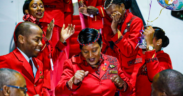 Kenya Airways Flight Purser Caroline Nderitu Takes Final Flight