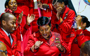 Kenya Airways Flight Purser Caroline Nderitu Takes Final Flight