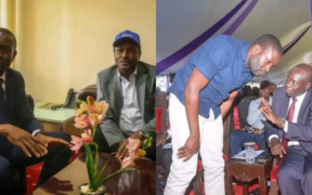 Nairobi Senator Edwin Sifuna during past meetings with Wiper Leader Kalonzo Musyoka and DCP leaders Rigathi Gachagua. PHOTO/Courtesy.