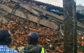 Photo showing the aftermath of the building that collapsed in Kisii on September 8. Photo Courtesy (2)