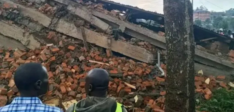 Photo showing the aftermath of the building that collapsed in Kisii on September 8. Photo Courtesy (2)