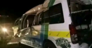 Photo showing the aftermath of the kinatwa shuttle after the accident along Nairobi - Mombasa highway. Photo / Swagga / X