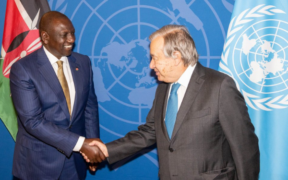 President William Ruto held talks with Secretary-General António Guterres at the 77th UN General Assembly in New York in September 2022.