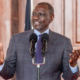 President William Ruto with an insert of Wilson Sossion