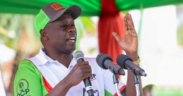 Democracy for the Citizens Party (DCP) Leader Rigathi Gachagua speaks during Millicent Omanga’s welcoming into the DCP party at the party headquarters in Nairobi on March 19, 2026. PHOTO/ Rigathi Gachagua Facebook