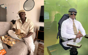 A photo collage of forex trader Onyango Tate. PHOTO/ Ongango Tate Facebook