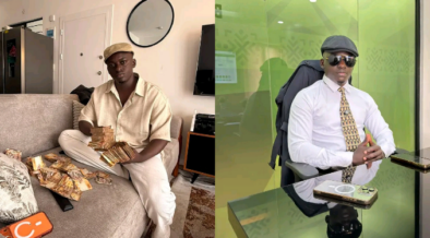 A photo collage of forex trader Onyango Tate. PHOTO/ Ongango Tate Facebook