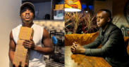 A photo collage of forex trader Onyango Tate. PHOTO/ Ongango Tate Facebook
