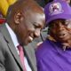 A photo of President William Ruto and COTU Secretary General Francis Atwoli. PHOTO/ PEOPLE DAILY