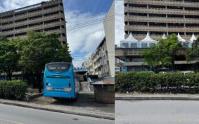 The road reserve along Machakos Road in Mombasa that was recovered by EACC following a court ruling. PHOTO/ EACC X